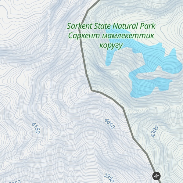 Map of Kŭhi Piryakht
