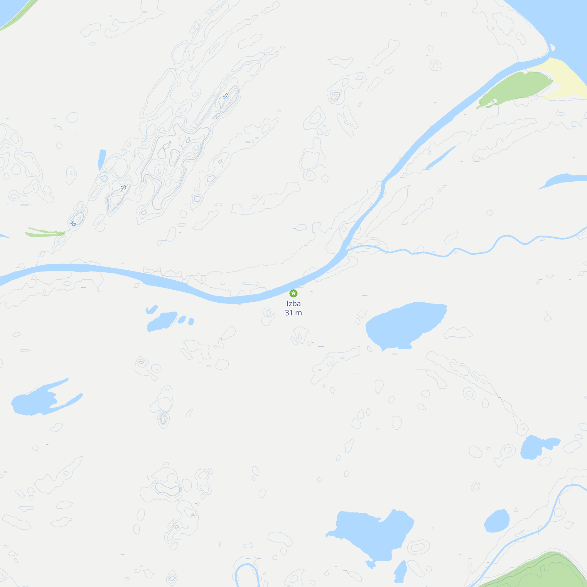 Izba map