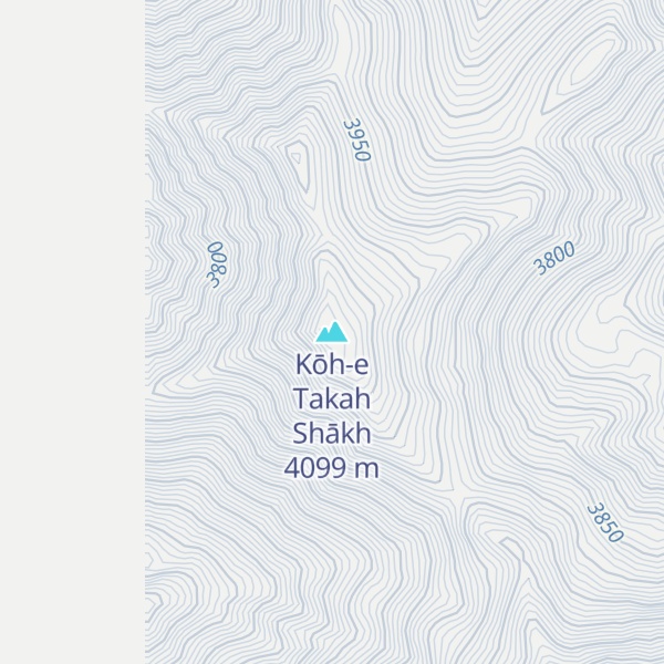 Map of Kōh-e Takah Shākh