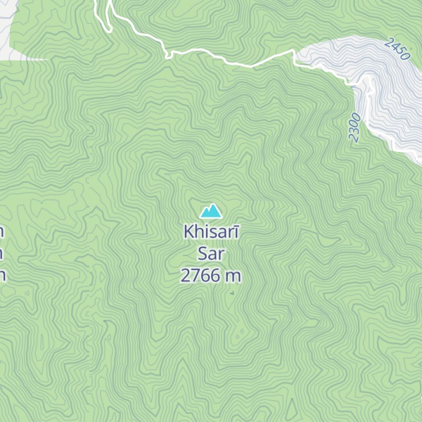 Map of Khisarī Sar