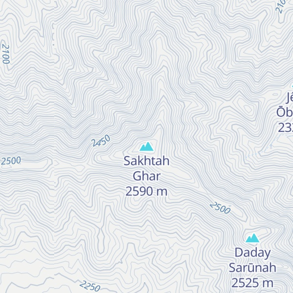 Map of Sakhtah Ghar