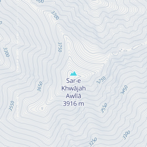 Map of Sar-e Khwājah Awlīā