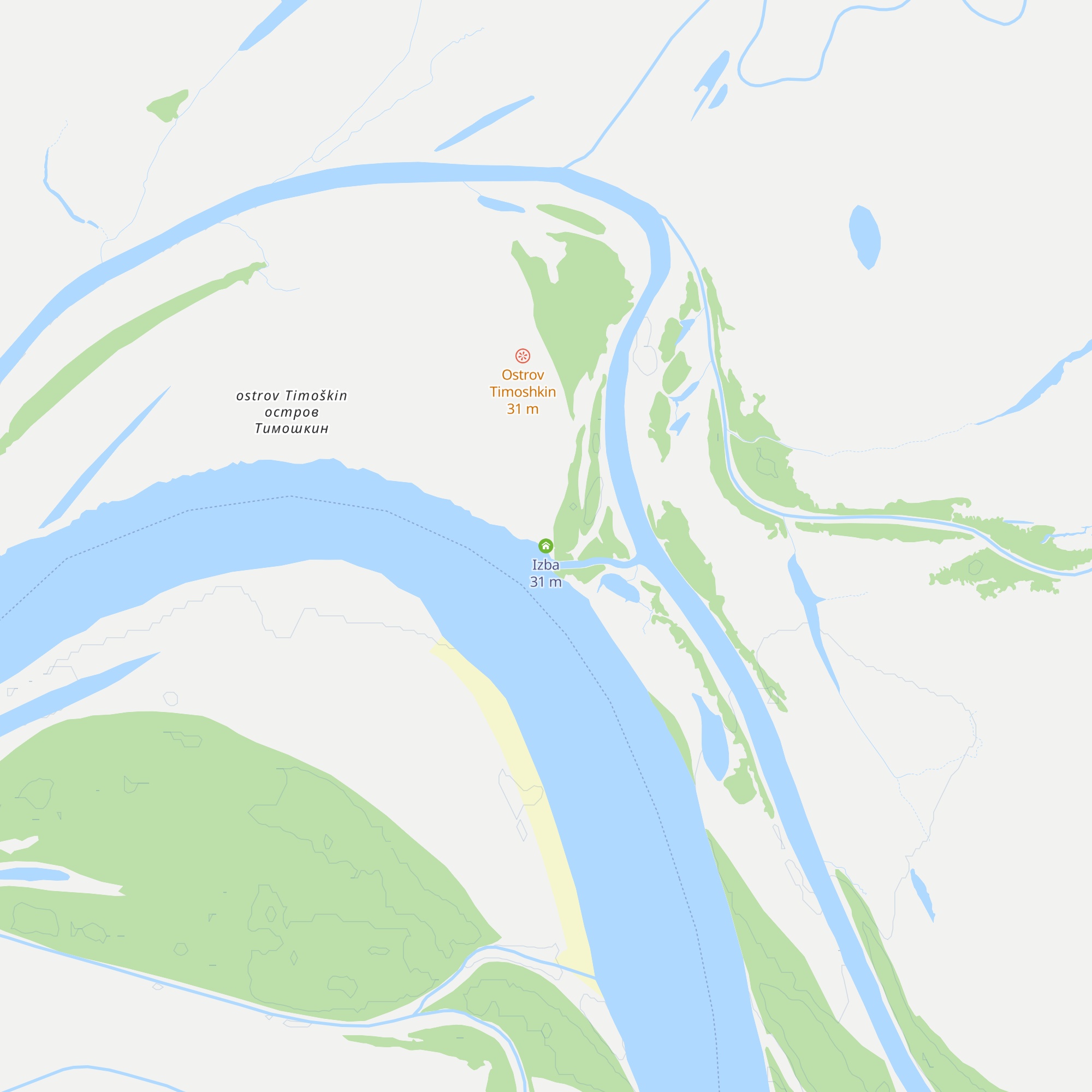 Izba map