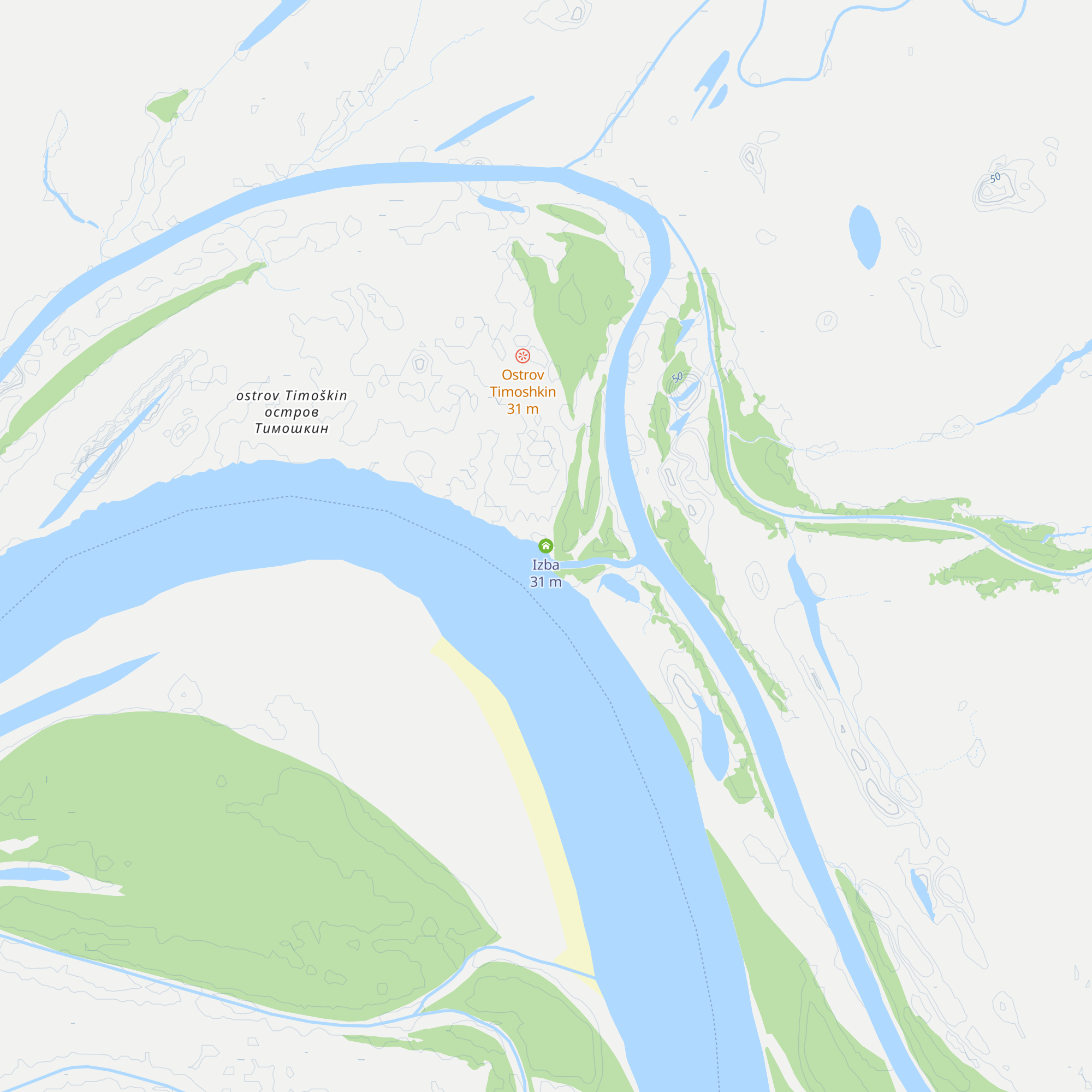 Izba map