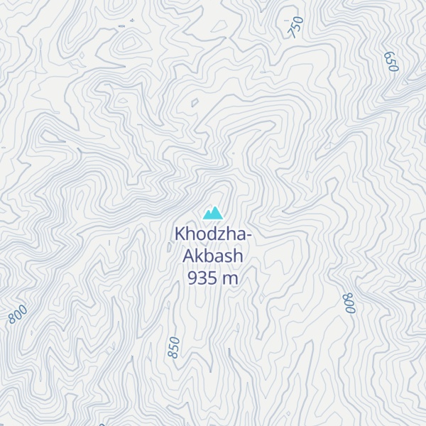 Map of Khodzha-Akbash