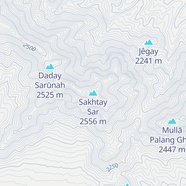 Map of Sakhtay Sar