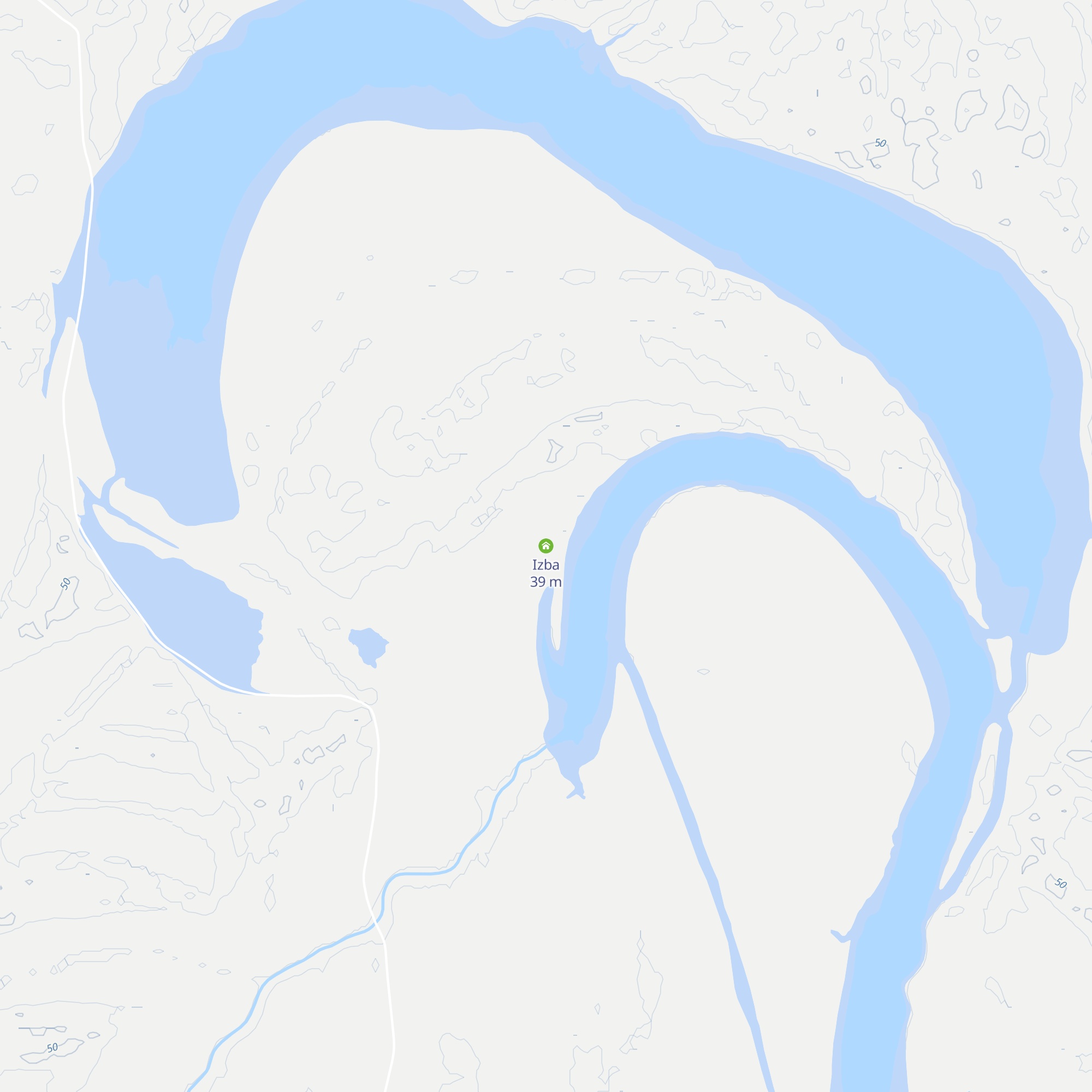 Izba map
