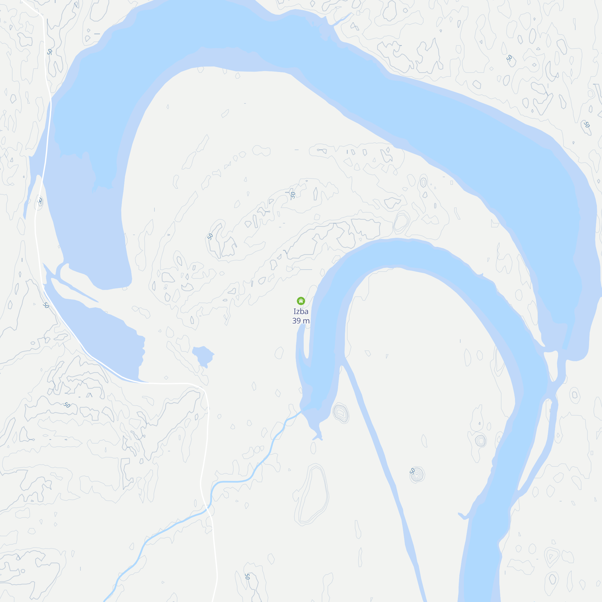 Izba map