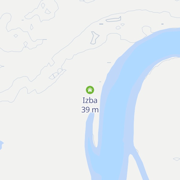 Map of Izba