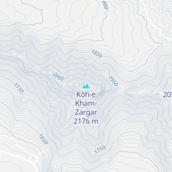 Map of Kōh-e Kham-Zargar