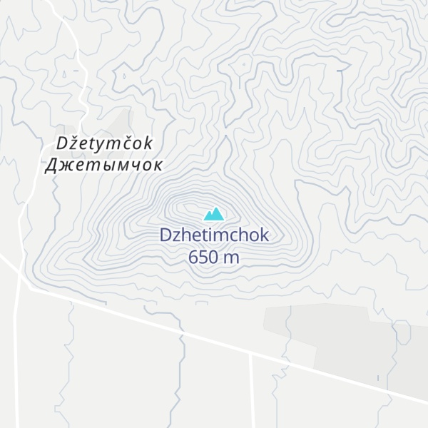 Map of Dzhetimchok