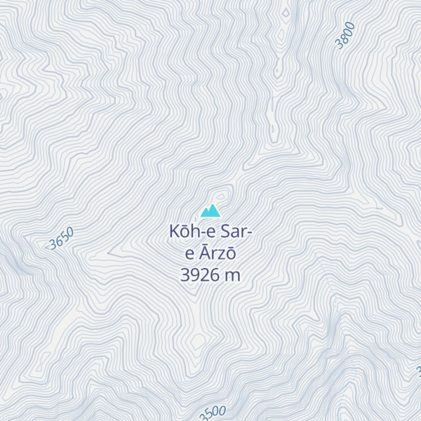 Map of Kōh-e Sar-e Ārzō