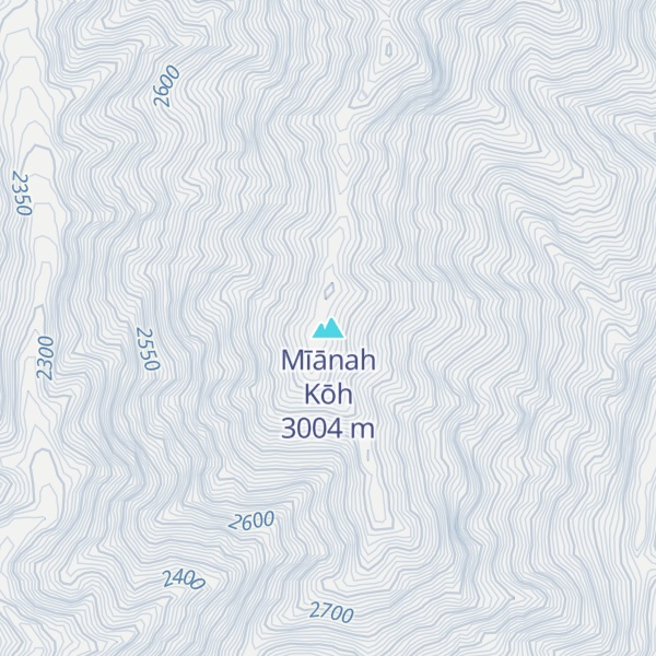 Map of Mīānah Kōh