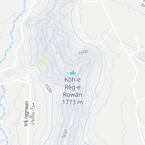 Map of Kōh-e Rēg-e Rowān