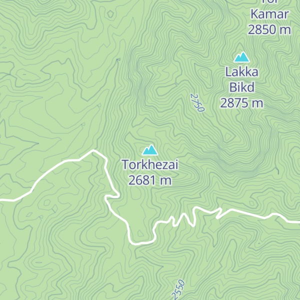 Map of Torkhezai
