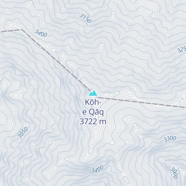 Map of Kōh-e Qāq