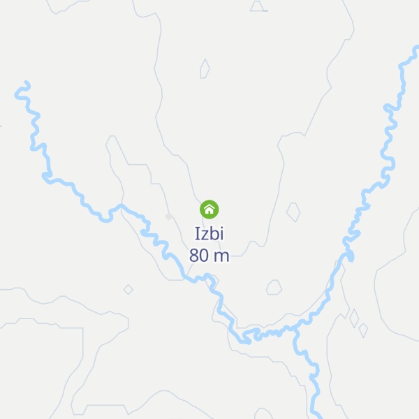 Map of Izbi