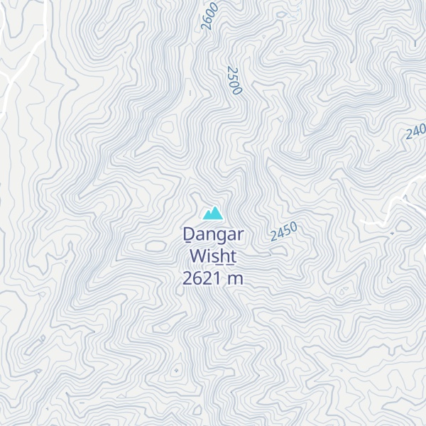 Map of Ḏangar Wis̲h̲t