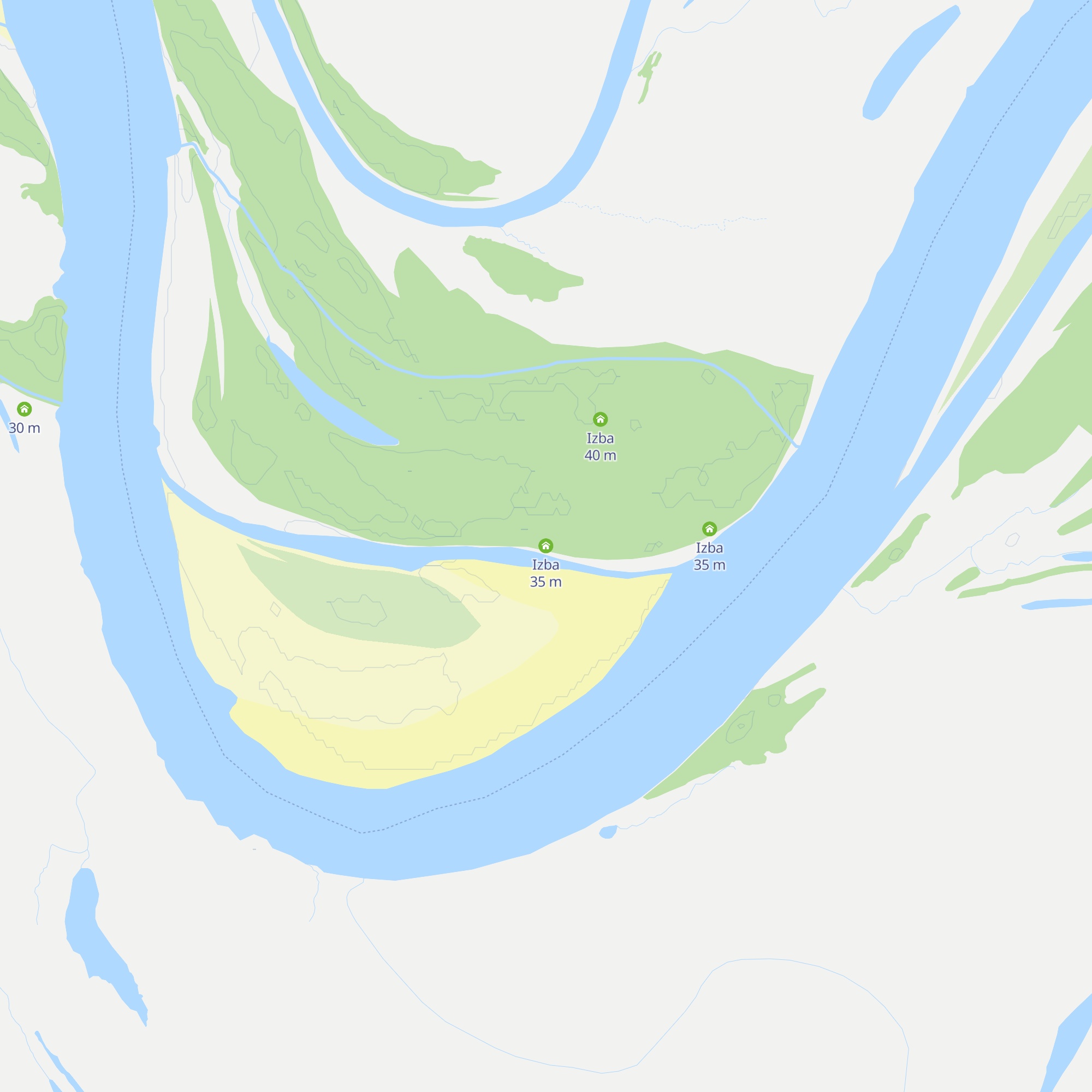 Izba map