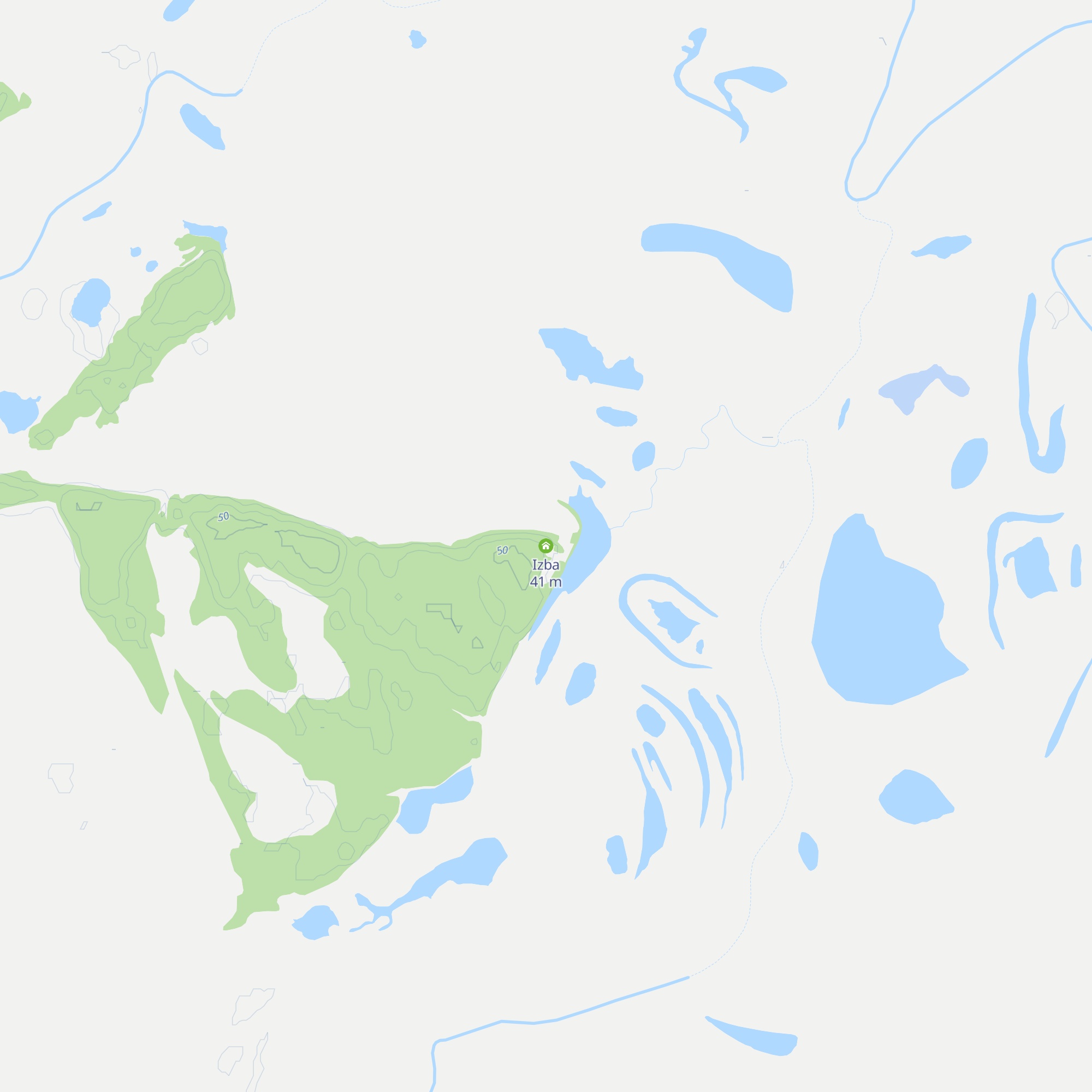 Izba map