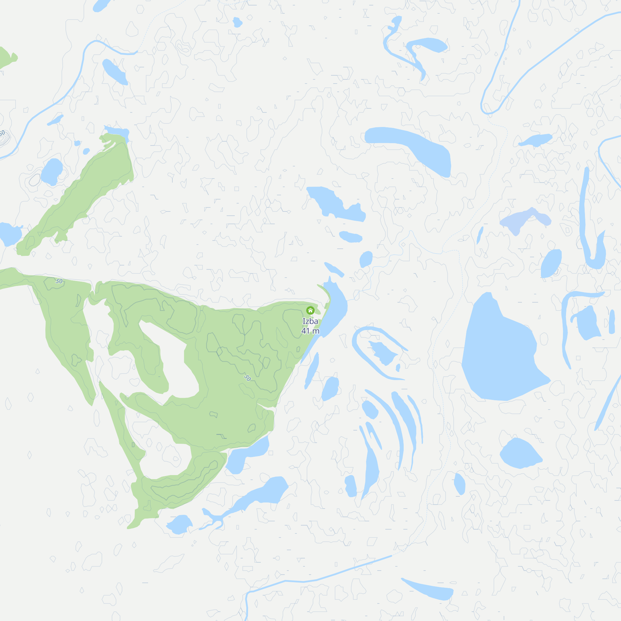 Izba map