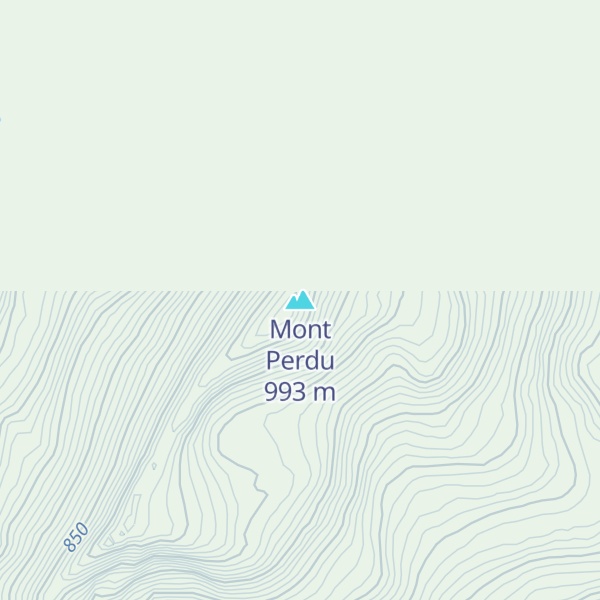 Map of Mont Perdu