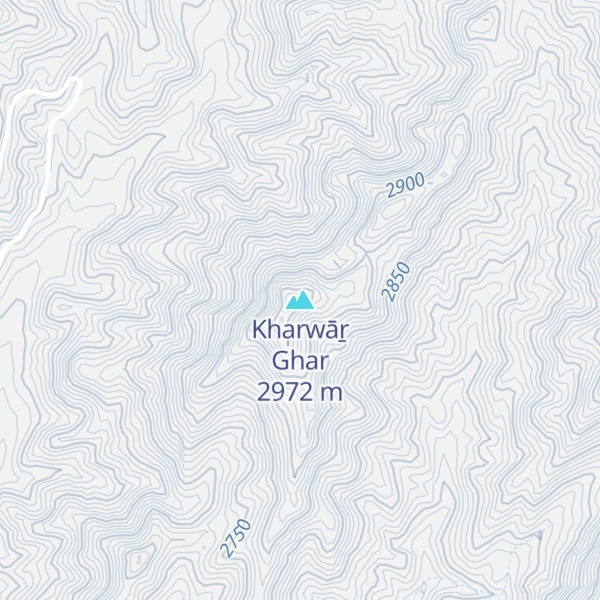 Map of Kharwāṟ Ghar