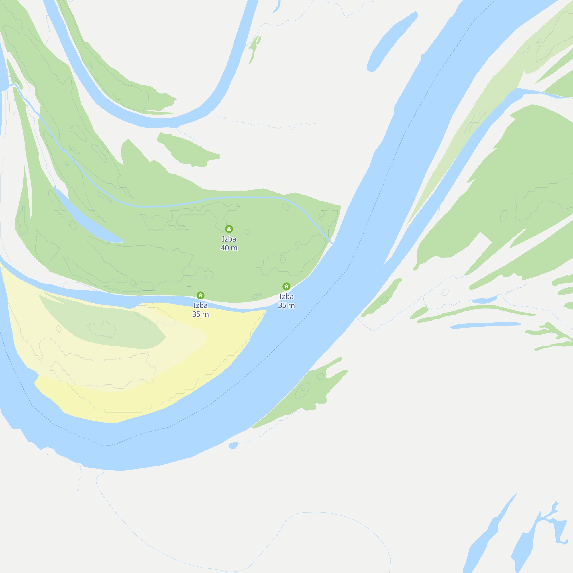Izba map