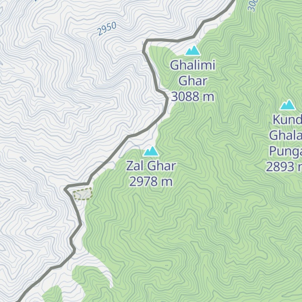 Map of Zal Ghar