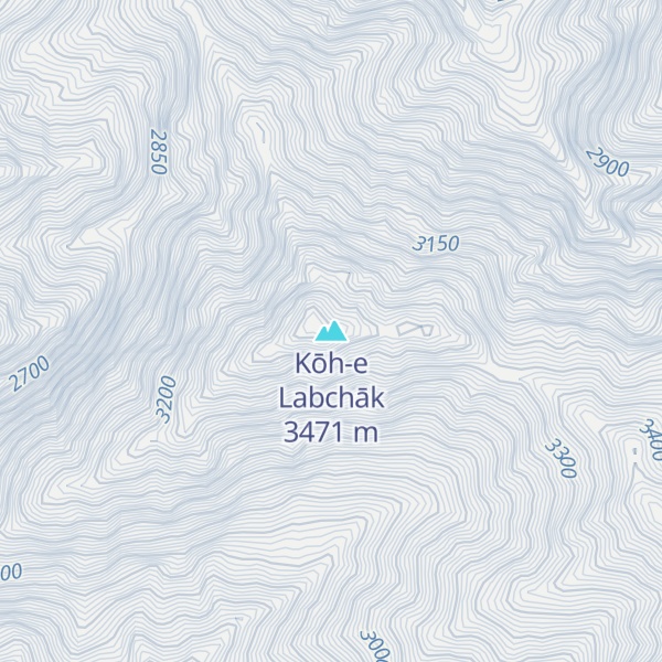 Map of Kōh-e Labchāk