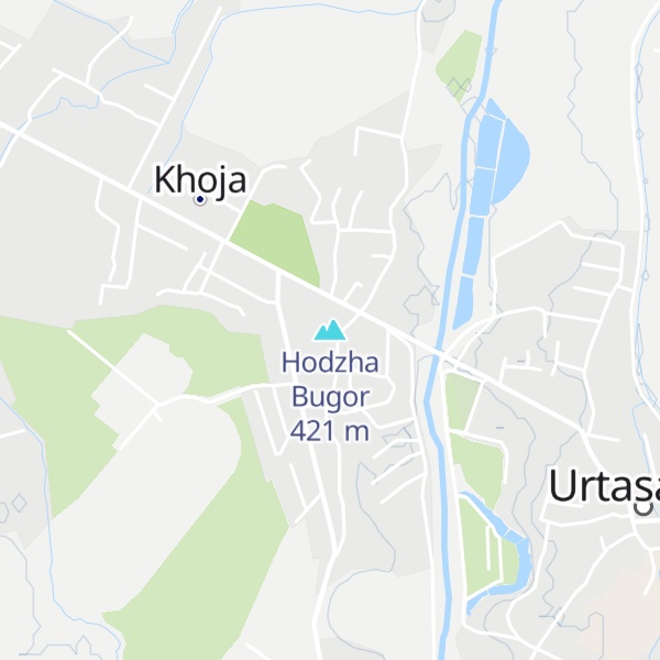 Map of Hodzha Bugor