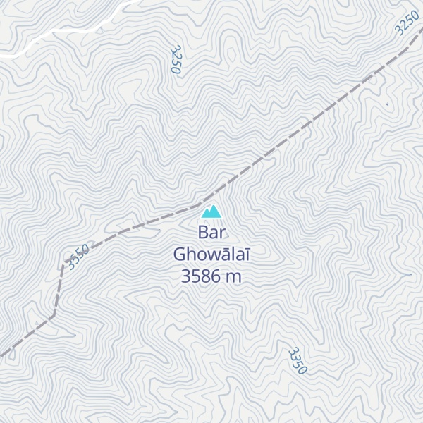 Map of Bar Ghowālaī