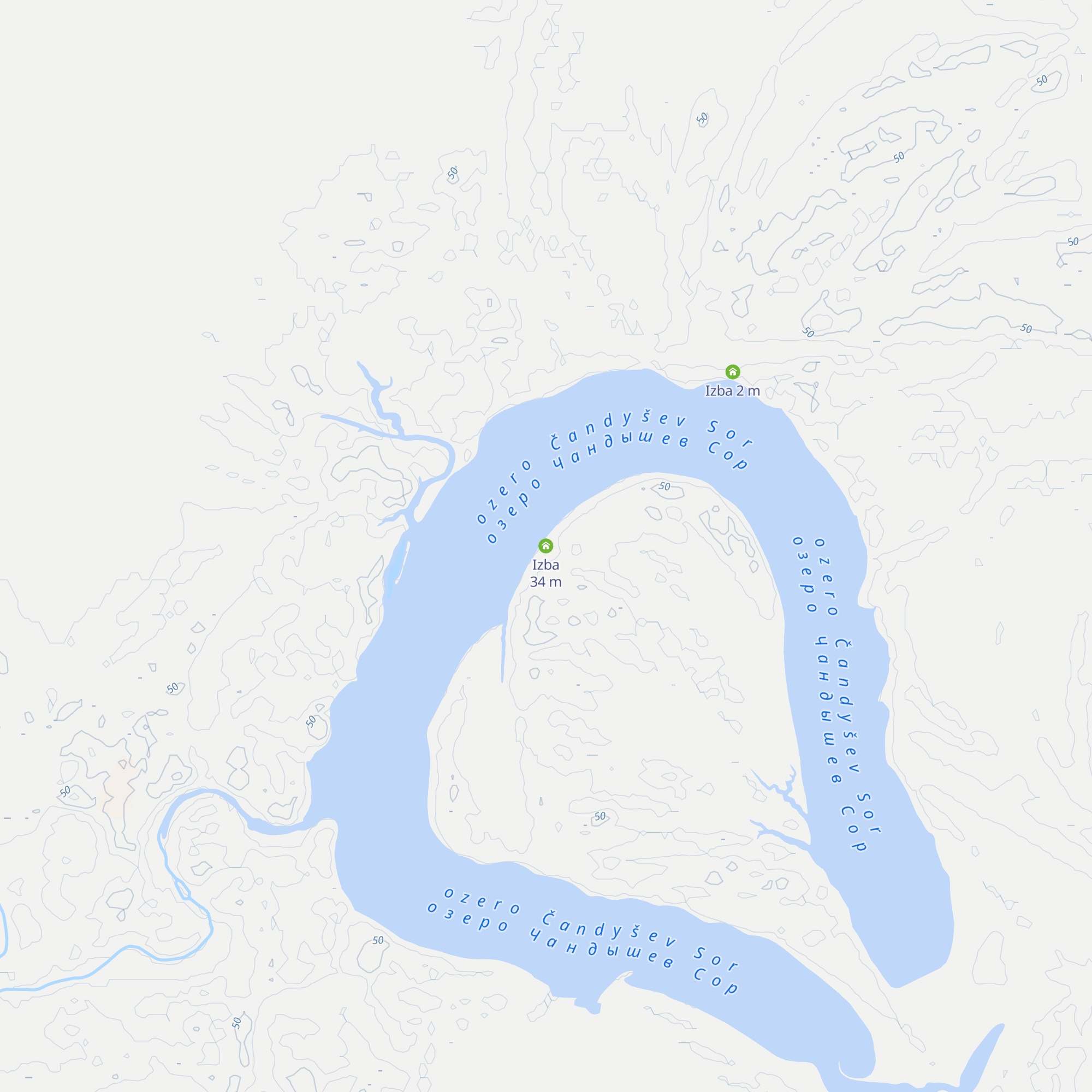 Izba map
