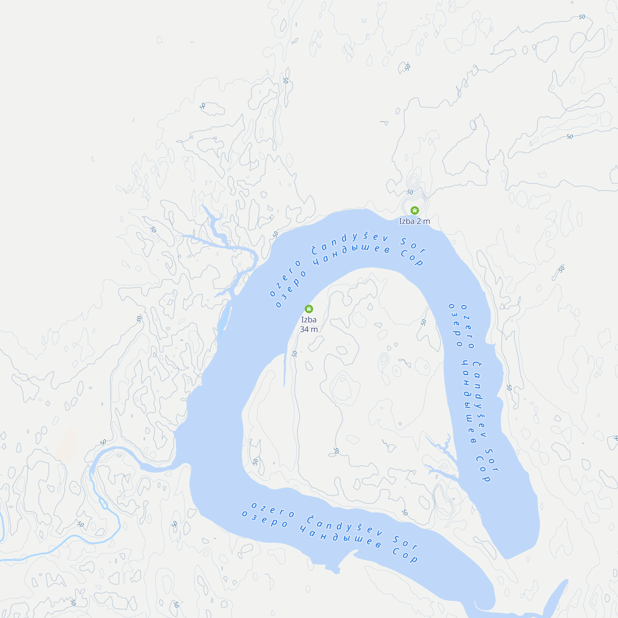 Izba map