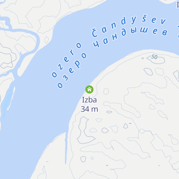 Map of Izba