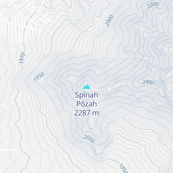 Map of Spīnah Pōzah