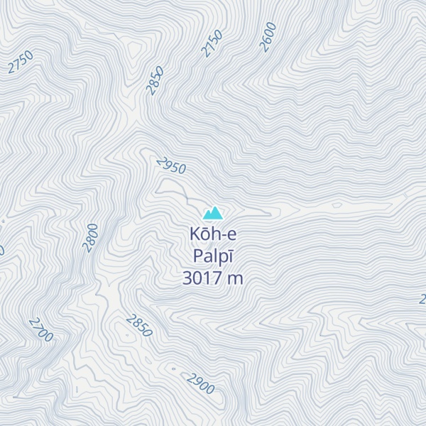 Map of Kōh-e Palpī