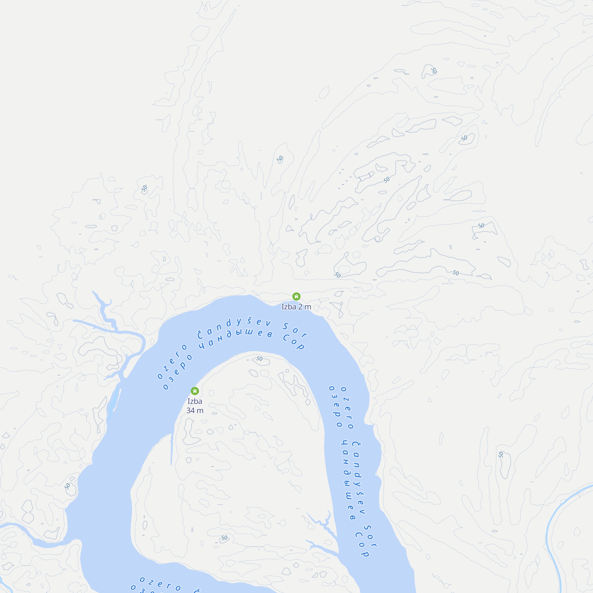 Izba map