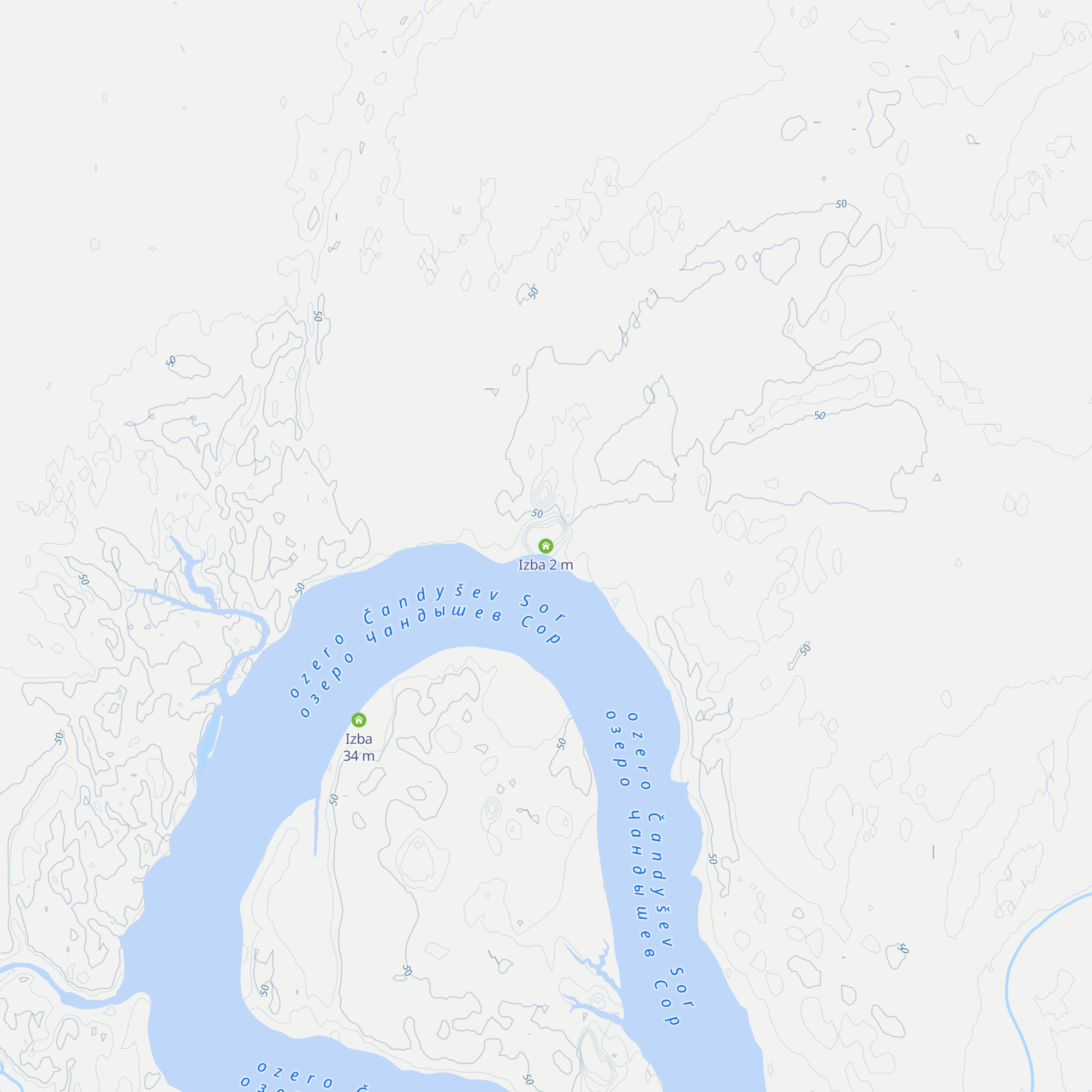 Izba map