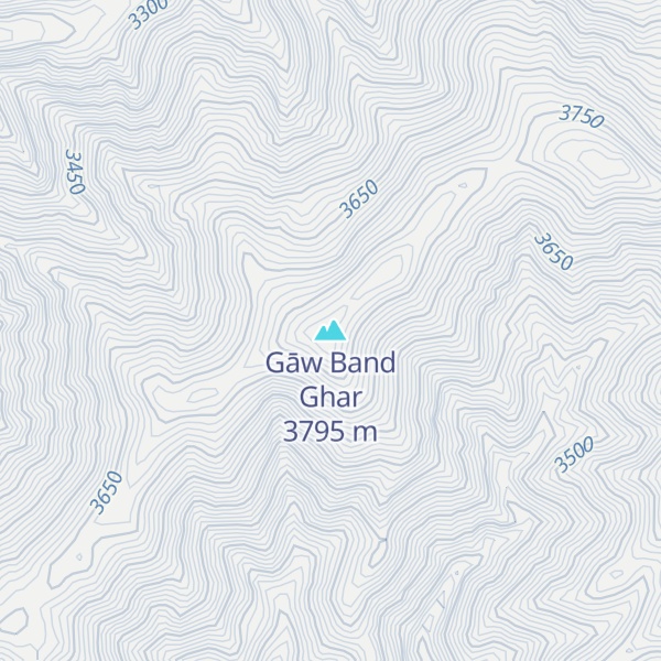 Map of Gāw Band Ghar