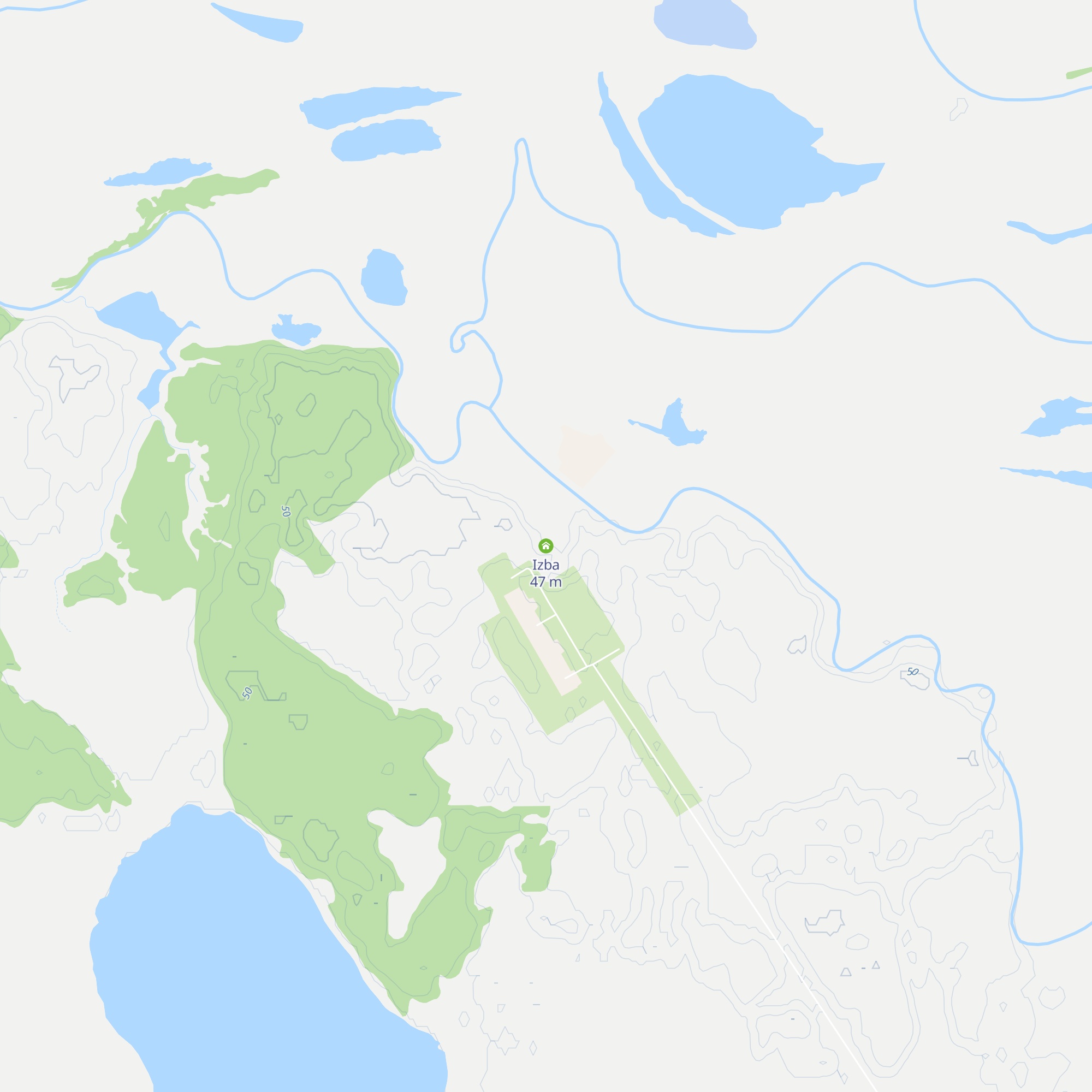 Izba map