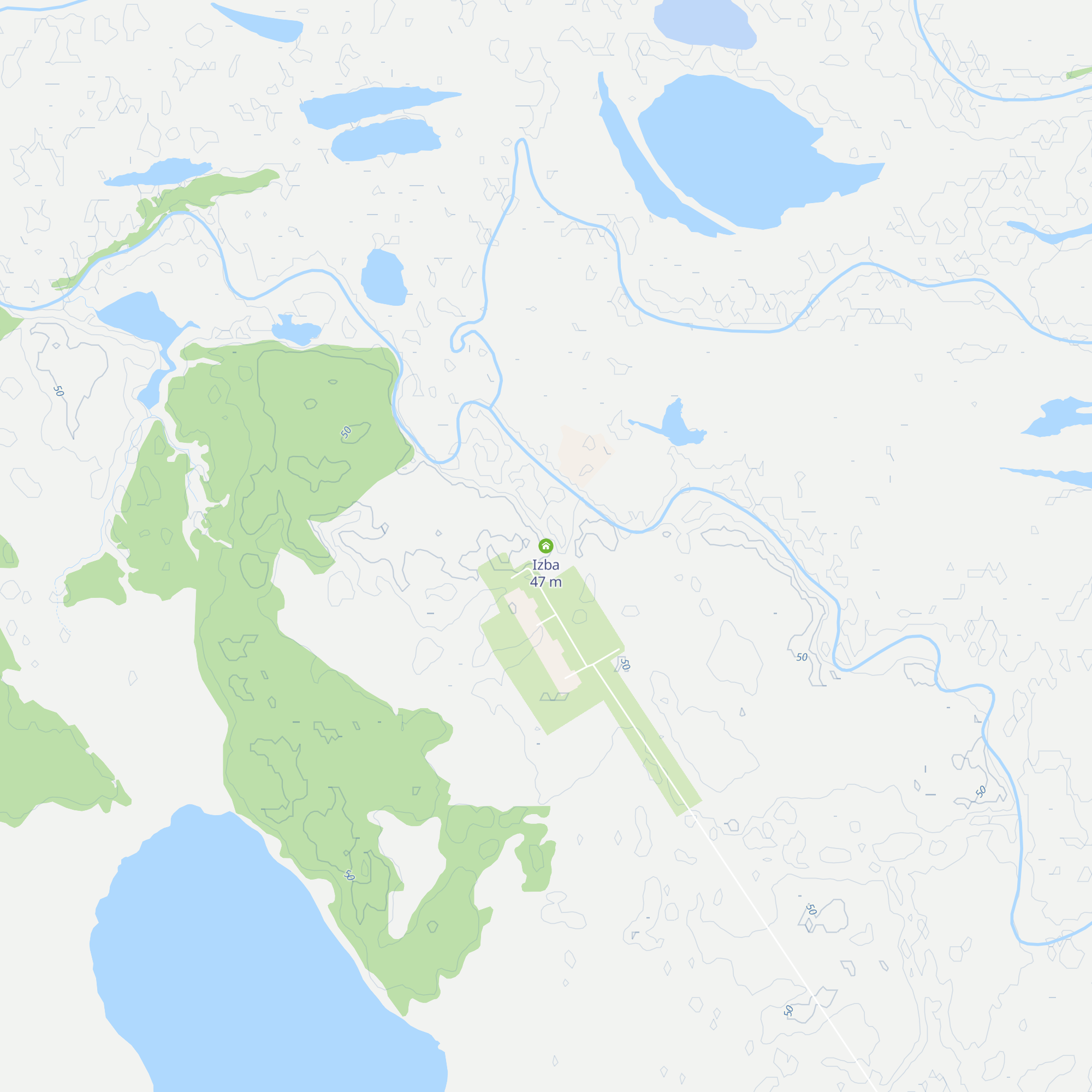 Izba map
