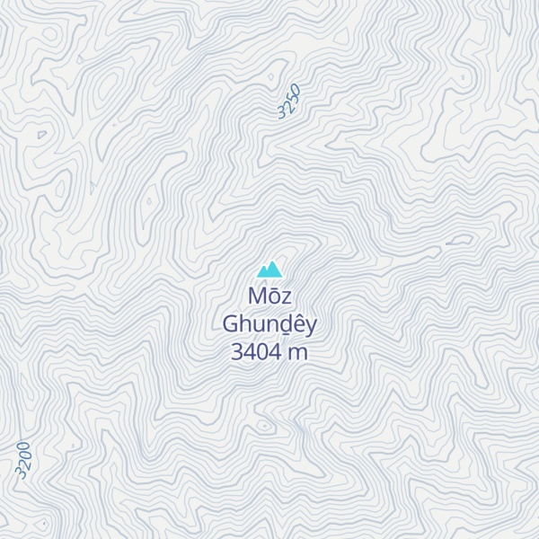Map of Mōz Ghunḏêy