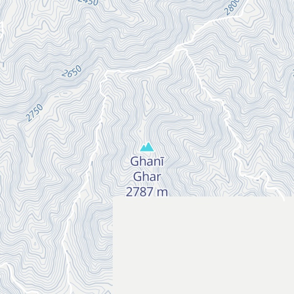 Map of Ghanī Ghar