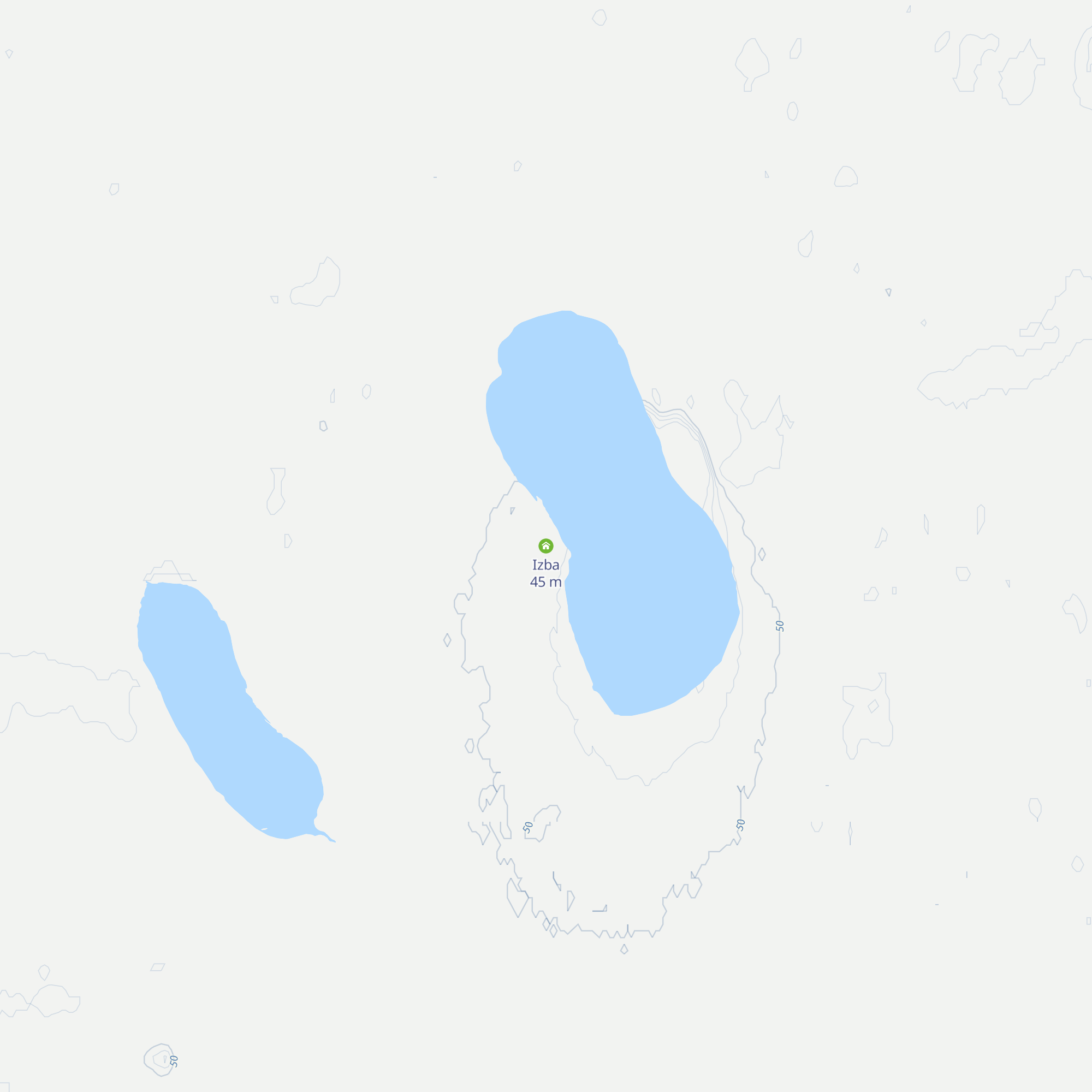 Izba map