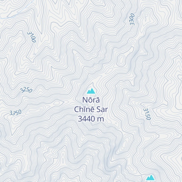 Map of Nōrā Chīnē Sar