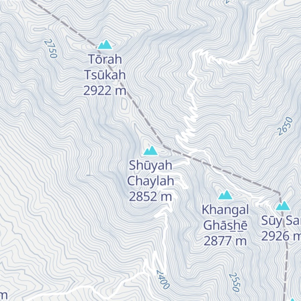 Map of Shūyah Chaylah