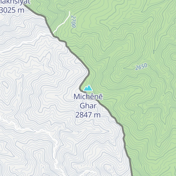 Map of Michênē Ghar