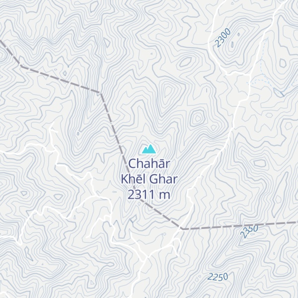 Map of Chahār Khēl Ghar