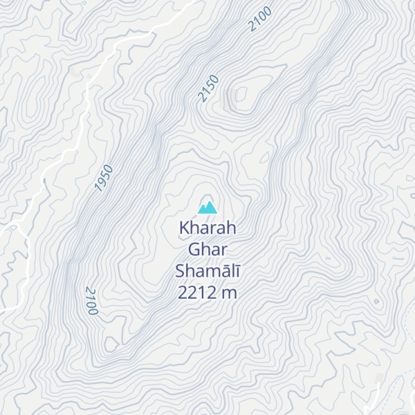 Map of Kharah Ghar Shamālī